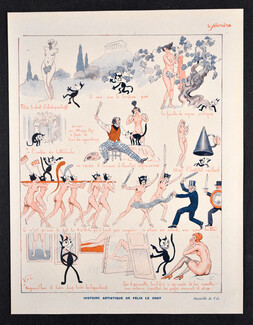 Histoire Artistique de Félix le Chat, 1930 - Val circa, Felix The Cat
