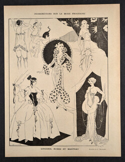 Indiscrétions sur la mode prochaine, 1932 - Léon Bonnotte Fashion Satire