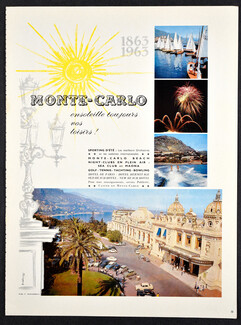 Monte-Carlo 1963 Ensoleille toujours vos loisirs