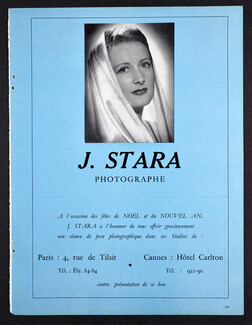 J. Stara 1954 Photographe