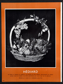 Hédiard 1961 Corbeilles, Confiseries