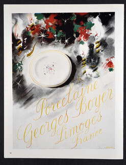 Georges Boyer (Porcelain) 1947 Limoges, Y. Cheffer Delouis