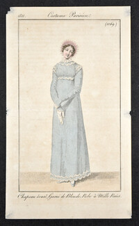 Le Journal des Dames et des Modes 1811 Costume Parisien N°1169