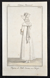 Le Journal des Dames et des Modes 1812 Costume Parisien N°1239