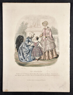 La Sylphide 1847 Héloïse Leloir, Fashion Plate