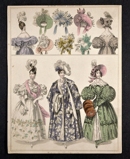 The Beau Monde 1831 hand colored fashion plate