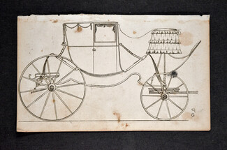 Journal des Luxus und der Moden 1791 n°13 Stagecoach