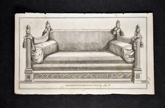 Journal des Luxus und der Moden 1791 n°34 Canapé Couch