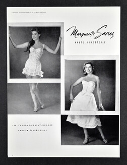 Marguerite Sacrez (Lingerie) 1958 Haute Corsèterie