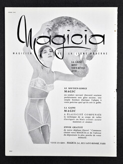 Magicia (Lingerie) 1957 Girdle, Bra