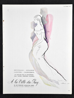 A La Ville Du Puy (Lingerie) 1951 Victoria Nat