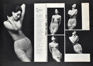Ligne naturellement souple, 1967 - Christian Dior, Warner's, Empreinte, Scandale, Triumph, Girdle, Pantie Girdle
