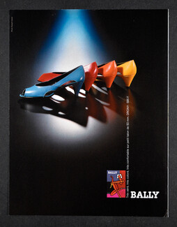 Bally (Shoes) 1986 Bernard Villemot, Photo Robert Huber