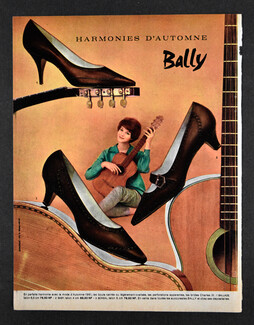 Bally (Shoes) 1961 Photo Sabine Weiss, Guitares