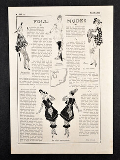 Foll'modes, Fashion Satire 1918