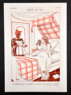Café au lit, 1924 - Fabiano Coffee in bed