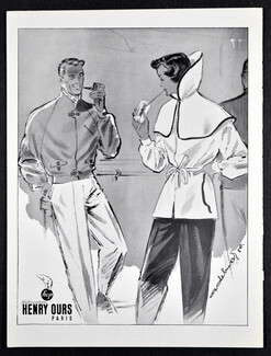 Henry Ours (Sportswear) 1950 Alexis Delmar