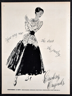 Eisenberg Originals 1948 Fashion Illustration