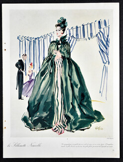 Molyneux 1938 Evening Gown Cape, René Bouët-Willaumez