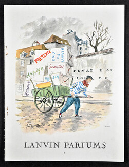Lanvin (Perfumes) 1951 Charrette à bras (S), Arpège, Eau de Lanvin, Rumeur, My Sin, Pretexte, Gillet