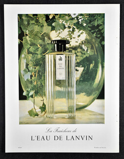 Lanvin (Perfumes) 1957 Eau de Lanvin, Photo Paul Facchetti