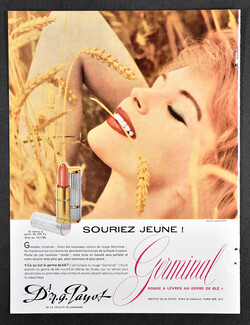 Dr N.G. Payot (Cosmetics) 1958 Lipstick Germinal, Photo Molinard