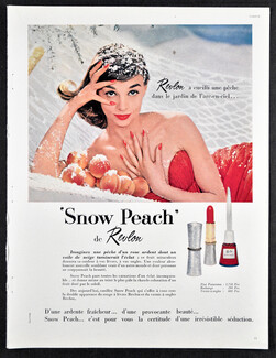 Revlon (Cosmetics) 1956 Snow Peach