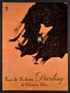 Christian Dior (Perfumes) 1965 Eau de Toilette Diorling, René Gruau