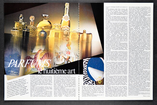 Parfums — Le huitième art, 1983 - Caron, Guerlain, Lanvin, Texte par Thierry Cardot