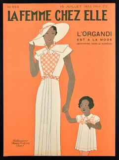 La Femme Chez Elle 1933 L'organdi, Cover