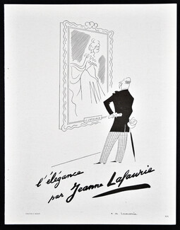 Jeanne Lafaurie, Dressmakers — Vintage original prints