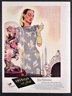American Silk Mills 1944 Victorian Elegance