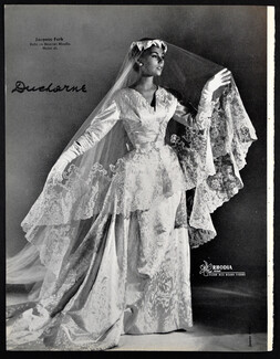 Jacques Fath 1953 Ducharne, Wedding Dress