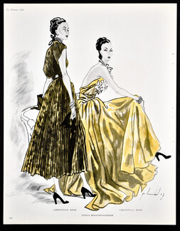 Christian Dior 1947 Tissus Bianchini Férier, Pierre Louchel