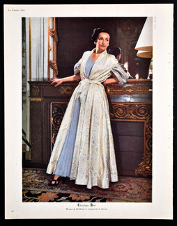 Christian Dior 1947 Brocart de Pétillault, Photo Dorvyne