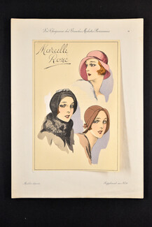 Marcelle Roze (Millinery) 1930 circa, Les Chapeaux des Grandes Modistes Parisiennes