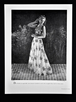 Chanel 1937 Evening Gown, Photo Pottier, Bijoux de Boucheron
