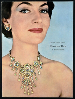 Christian Dior (Jewels) 1955 Bijoux Aurore boréale, Francis Winter