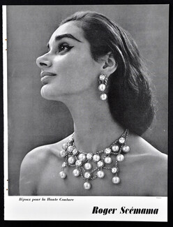 Roger Scémama (Jewels) 1955 Necklace, Earrings
