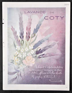 Coty (Perfumes) 1945 Lavande, Vogue Libération