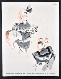 Balenciaga 1945 Vogue Libération, Delfau