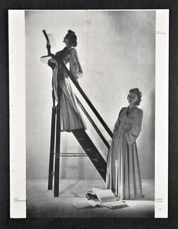 Mad Carpentier, Robert Piguet 1945 Photo Cecil Beaton, Vogue Libération