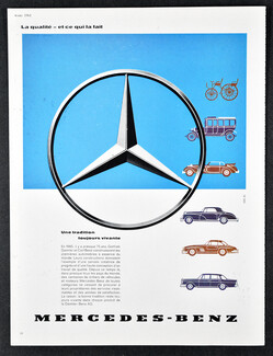 Mercedes-Benz 1961 Une tradition toujours vivante