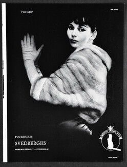 Svedberghs (Fur Clothing) 1956 Mink Photo Arne Nilsson