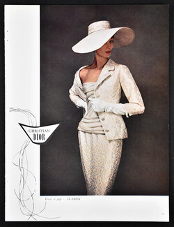 Christian Dior 1955 Veste et jupe, Staron