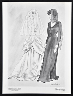 Balenciaga 1941 Wedding dress (Van Dyck), Ducharne, Jc. Haramboure