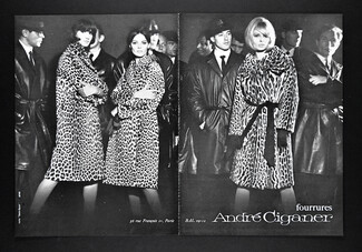 André Ciganer 1964 Fur Coats, Photo Arno