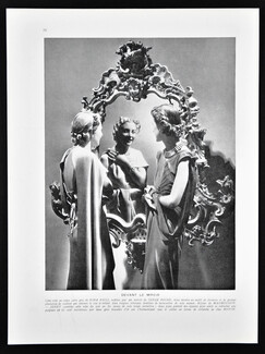 Nina Ricci, Jenny 1936 Miroir Serge Roche, Collerette Boivin