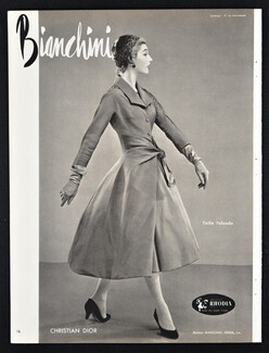 Christian Dior 1955 Bianchini Férier