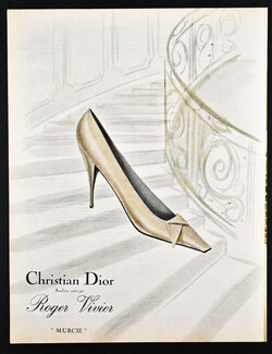 Christian Dior (Shoes) 1961 Roger Vivier, Escalier, Modèle Murcie